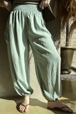 Basso Shirring Balloon Pant Soft Sage